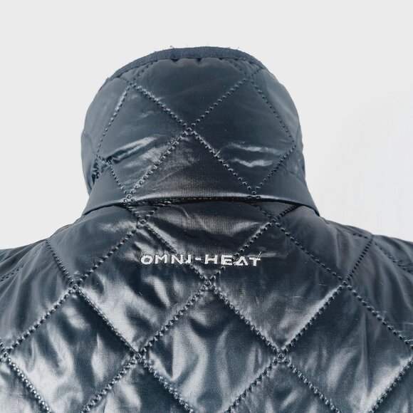Columbia Women's Black Dualistic Omni-Heat Full-Zip Puffer Vest Jacket Size M - Picture 6 of 12